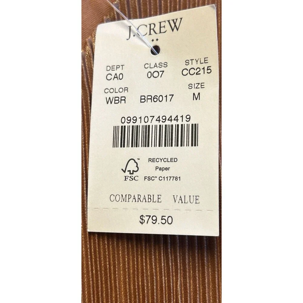 J. Crew crew plissé